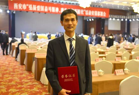 佰利乐动力技术总监蔺满相荣获2018年“西安之星”